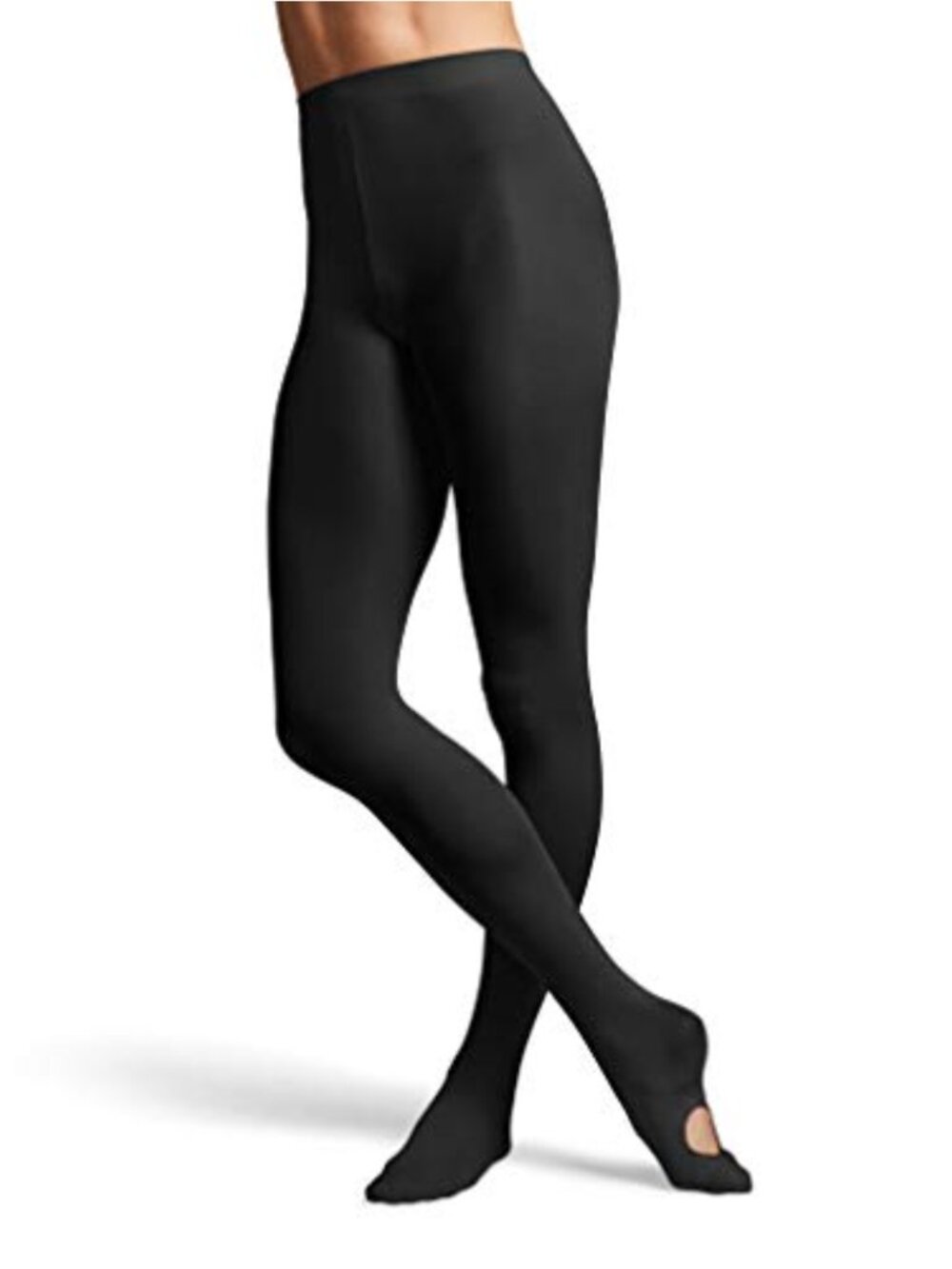 Bloch Contoursoft Adaptatoe Convertible Dance Tights Nylon Spandex